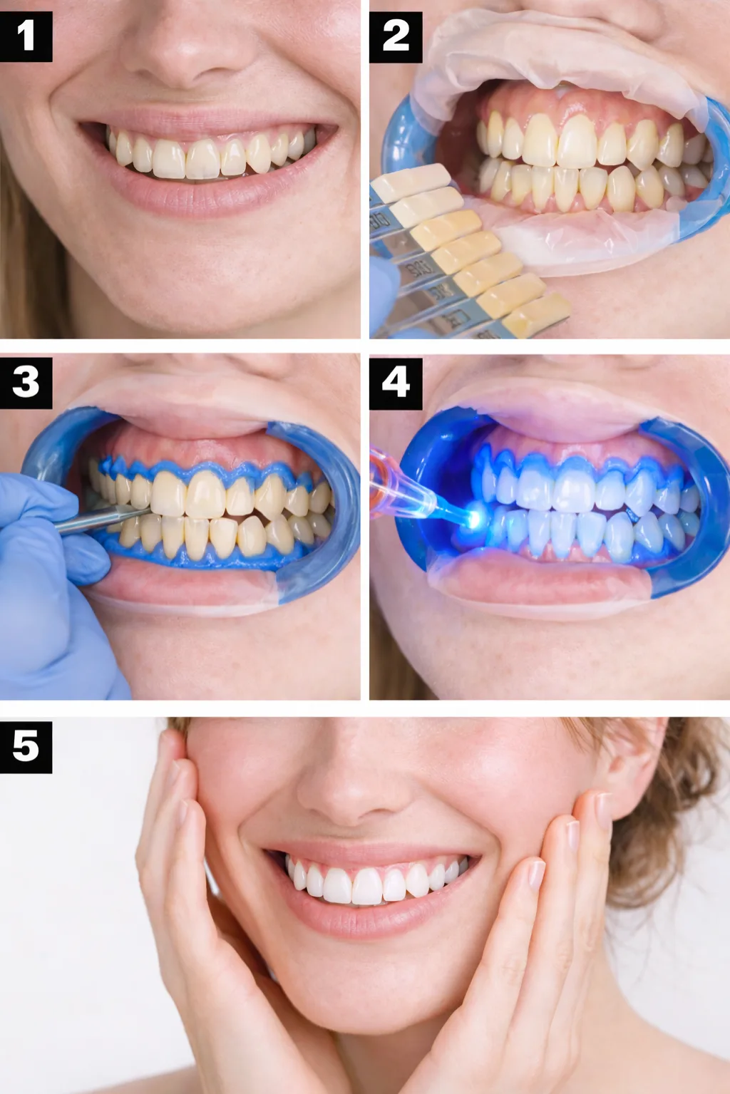 미백 진행 과정