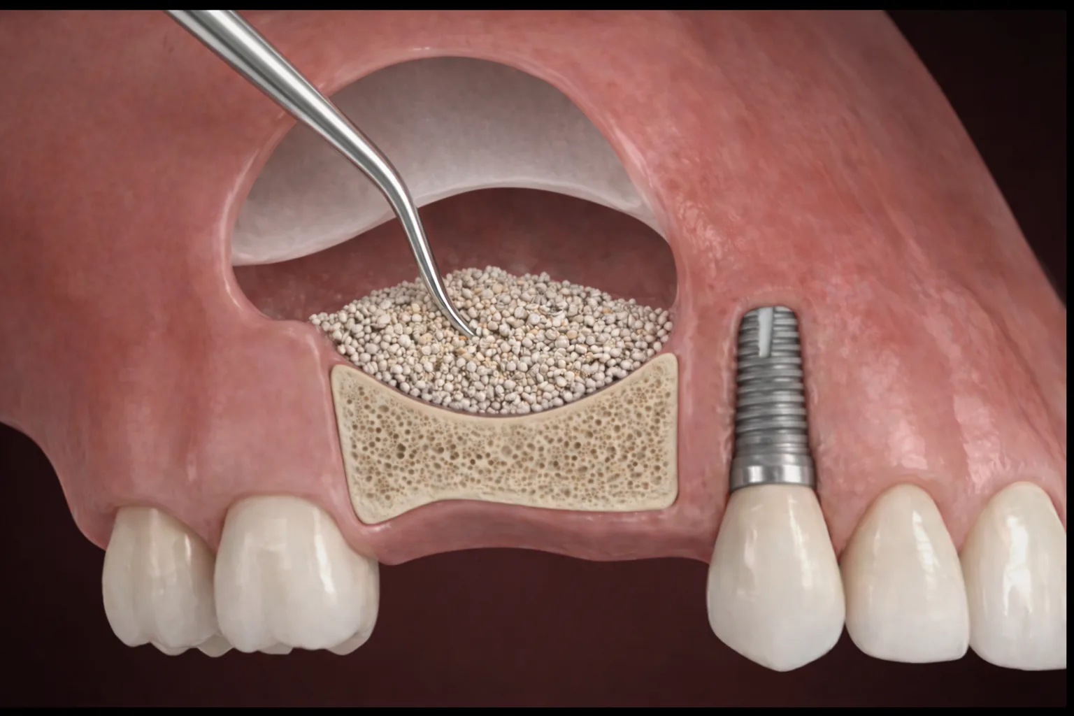 ③ 뼈 보강(필요 시)